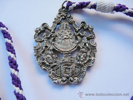 Antig&uuml;edades: MEDALLA GRANDE CON CORDON - NUESTRA SE&Ntilde;ORA DEL ROCIO - Foto 6
