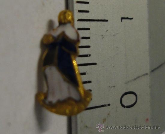 Antig&uuml;edades: Miniatura de santo, esmaltado, mide 1 cm - Foto 3