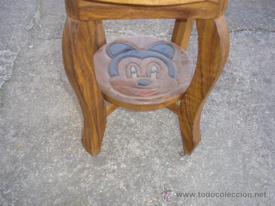 Antig&uuml;edades: mesa policromada de ni&ntilde;o Miekey - Foto 5