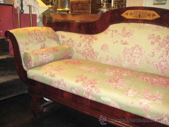 Antig&uuml;edades: Sofas imperio de caoba circa 1840 - Foto 3