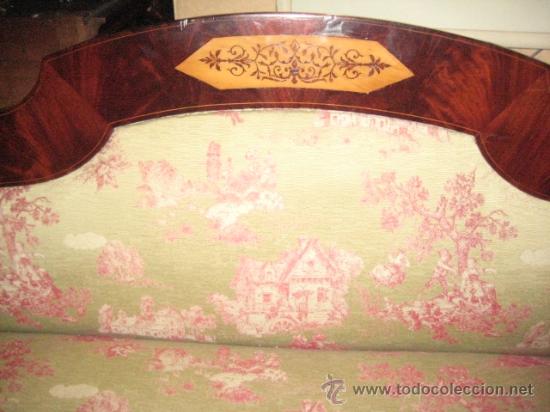 Antig&uuml;edades: Sofas imperio de caoba circa 1840 - Foto 4