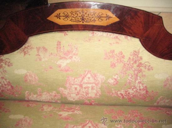 Antig&uuml;edades: Sofas imperio de caoba circa 1840 - Foto 11