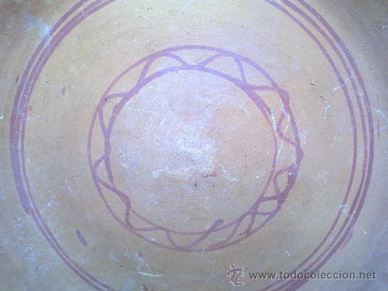 Antig&uuml;edades: antiguo lebrillo de barro sin vidriar. - Foto 2