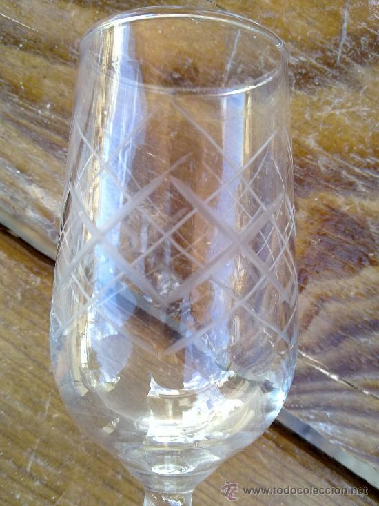 Antig&uuml;edades: antiguas 5 copas con bonito labrado - Foto 4