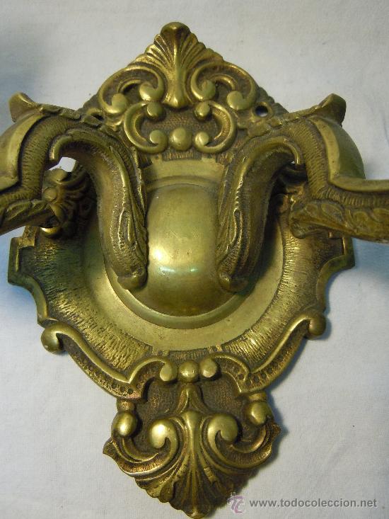Antig&uuml;edades: APLIQUE ANTIGUO DE BRONCE - Foto 2