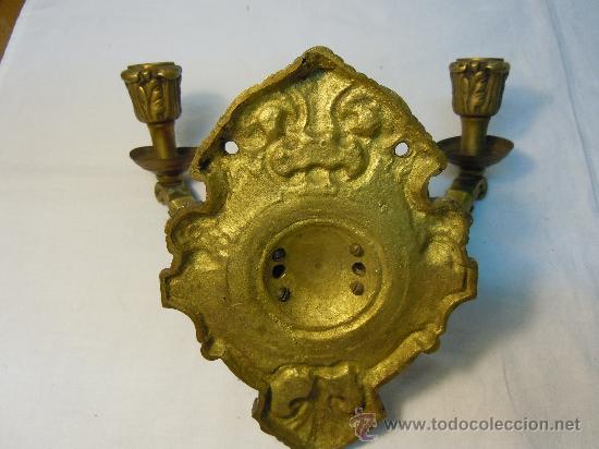 Antig&uuml;edades: APLIQUE ANTIGUO DE BRONCE - Foto 5