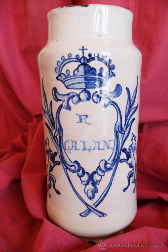 Antig&uuml;edades: TALAVERA  ALBARELO SIGLO XX - Foto 1