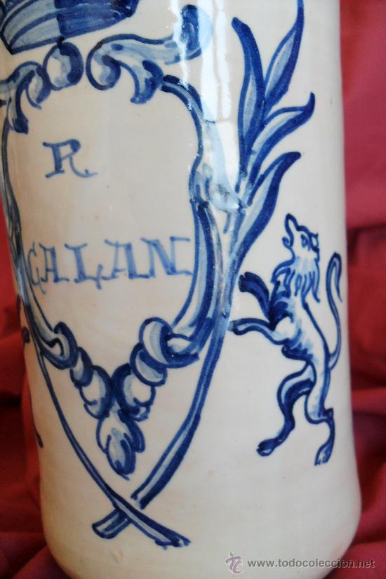 Antig&uuml;edades: TALAVERA  ALBARELO SIGLO XX - Foto 2