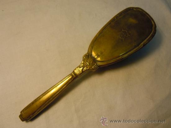 Antig&uuml;edades: CEPILLO DE METAL ART DECO - Foto 1