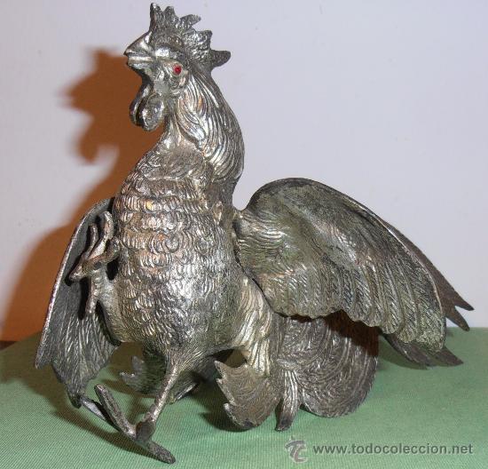 Antig&uuml;edades: GALLO DE METAL - Foto 1