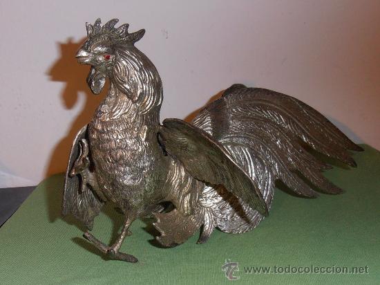 Antig&uuml;edades: GALLO DE METAL - Foto 2