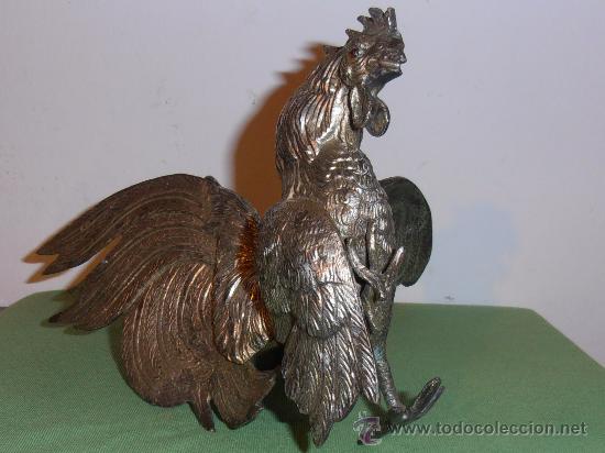 Antig&uuml;edades: GALLO DE METAL - Foto 4
