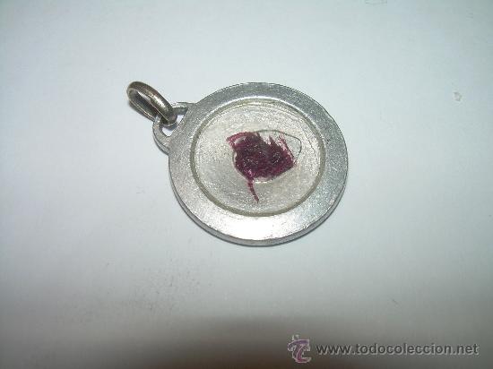 Antig&uuml;edades: ANTIGUA MEDALLA CON RELIQUIA. - Foto 2