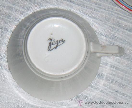 Antig&uuml;edades: juego de caf&eacute; aleman y&auml;ger - Foto 2