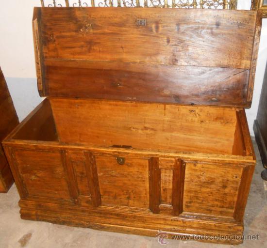 Antig&uuml;edades: CAJA DE MADERA DE FRUTAL A&Ntilde;O 1890 - Foto 2