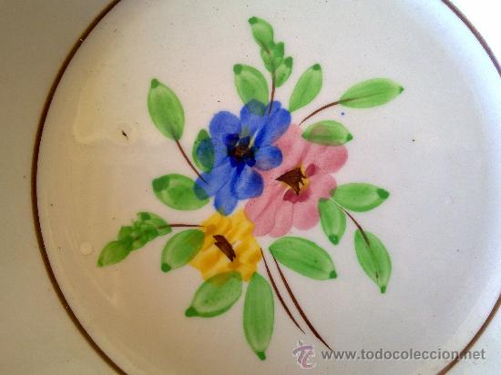 Antig&uuml;edades: antiguo plato de manises - Foto 2