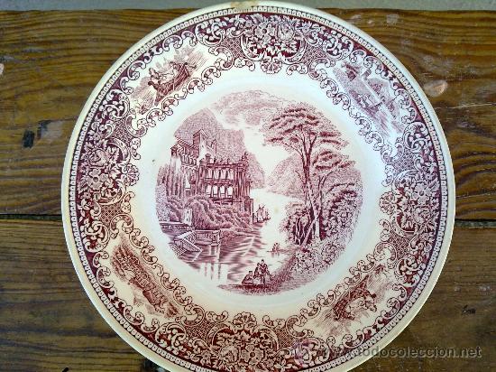 Antig&uuml;edades: antiguo plato de barro, sellado - Foto 1