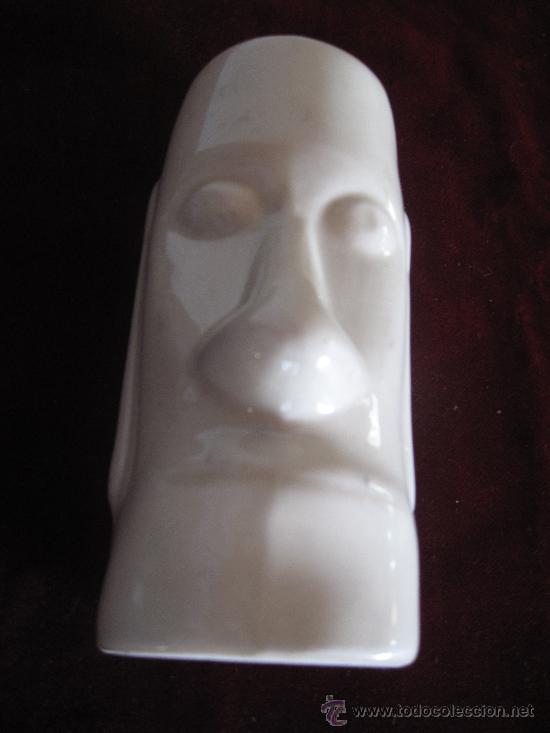 Antig&uuml;edades: JARRA DE PORCELANA, CON FORMA DE CABEZA. - Foto 1