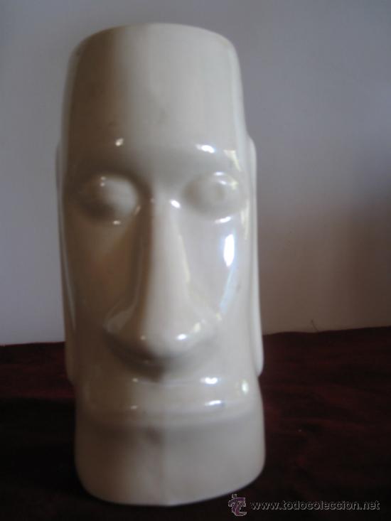 Antig&uuml;edades: JARRA DE PORCELANA, CON FORMA DE CABEZA. - Foto 6
