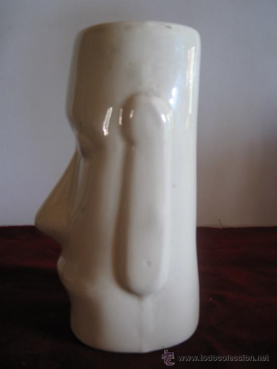Antig&uuml;edades: JARRA DE PORCELANA, CON FORMA DE CABEZA. - Foto 5