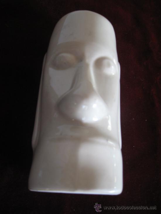Antig&uuml;edades: JARRA DE PORCELANA, CON FORMA DE CABEZA. - Foto 4