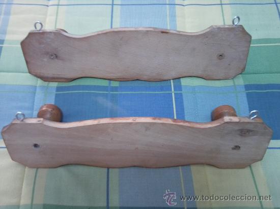 Antig&uuml;edades: DOS PERCHAS DE MADERA ANTIGUAS. - Foto 2