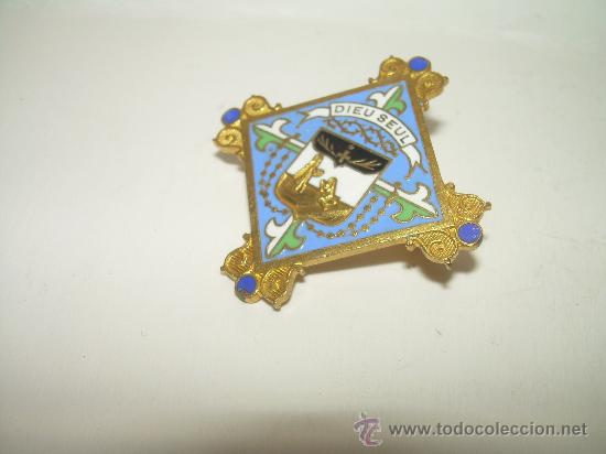 Antig&uuml;edades: ANTIGUA MEDALLA ESMALTADA. - Foto 2