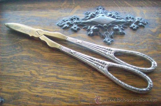 Antig&uuml;edades: Tijeras de mesa de plata - Foto 12