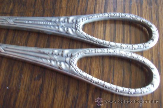Antig&uuml;edades: Tijeras de mesa de plata - Foto 3