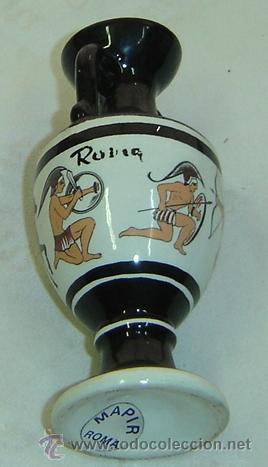 Antig&uuml;edades: JARRON ANTIGUO RECUERDO DE ROMA medida 14*6 cms. - Foto 5