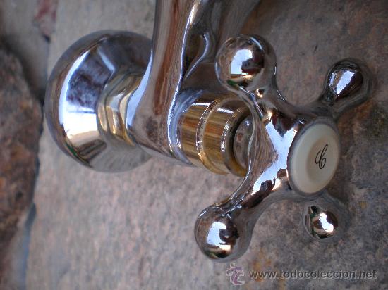 Antig&uuml;edades: BONITO GRIFO RUSTICO BA&Ntilde;ERA DUCHA - Foto 3