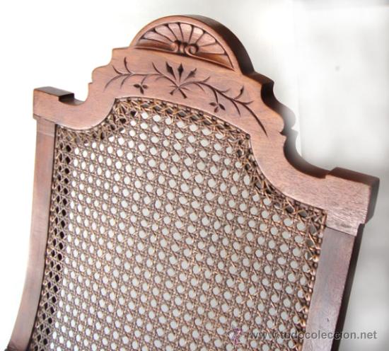 Antig&uuml;edades: Sillon mecedora de caoba  antiguo - Foto 4