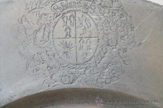 Antig&uuml;edades: PLATO  DE ESTA&Ntilde;O ANTIGUO - Foto 4