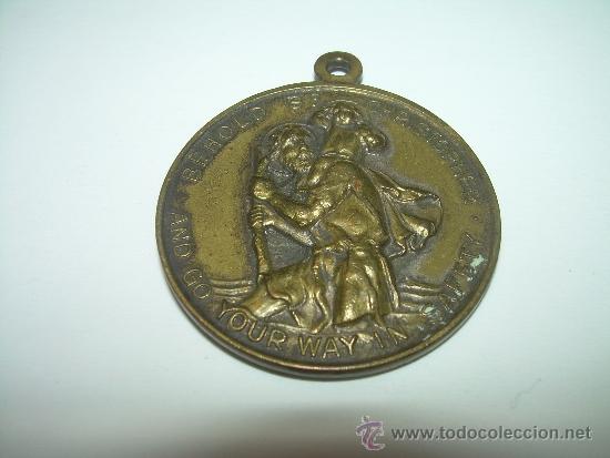 Antig&uuml;edades: ANTIGUA Y BONITA MEDALLA DE BRONCE. - Foto 2