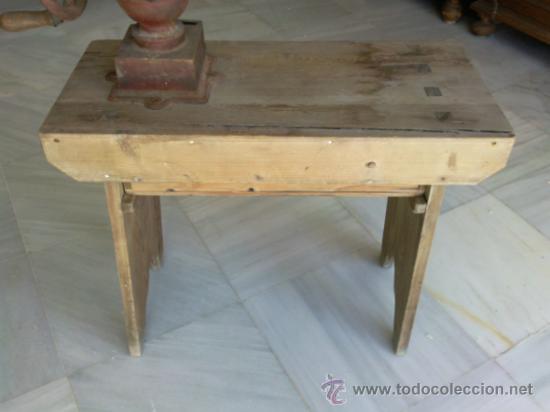 Antig&uuml;edades: Antiguo molinillo de cafe marca Elma con mesa - Foto 14