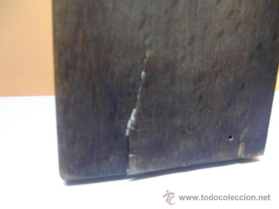 Antig&uuml;edades: Cruz de madera con Jesucristo - Foto 3