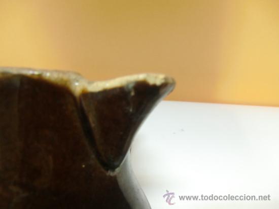 Antig&uuml;edades: Jarrita de cer&aacute;mica esmaltada - Foto 2