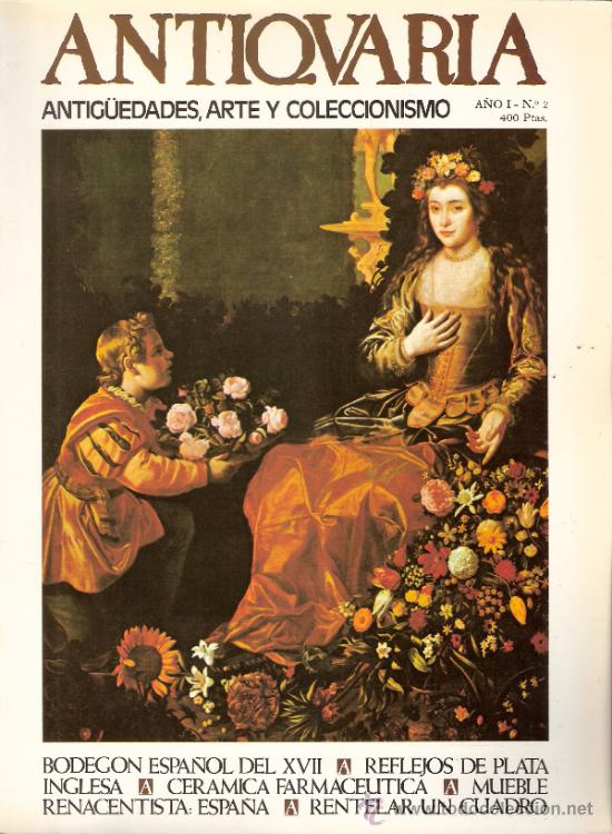 Antiguidades: Antiqvaria.  N&ordm; 2. Sumario.Antiquaria. Abanicos.Cer&aacute;mica farmaceutica.Gutierraz Solana.