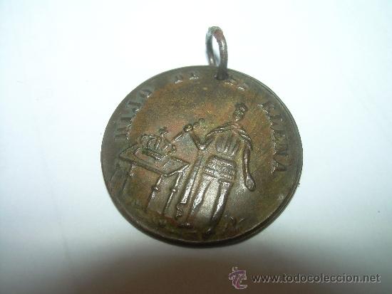 Antig&uuml;edades: ANTIGUA MEDALLA DE BRONCE. - Foto 1