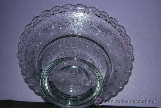 Antig&uuml;edades: FRUTERO DE CRISTAL - PIE DE POSTRE - Foto 5