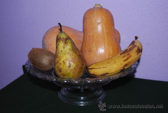Antig&uuml;edades: FRUTERO DE CRISTAL - PIE DE POSTRE - Foto 6