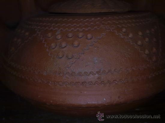 Antig&uuml;edades: preciosa tetera de barro. - Foto 3