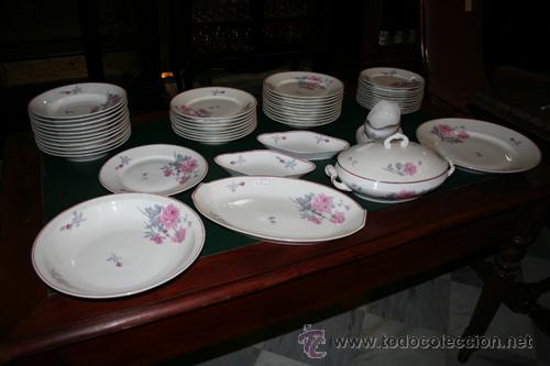 Antig&uuml;edades: VAJILLA PORCELANA FRANCESA REF.1250 - Foto 2