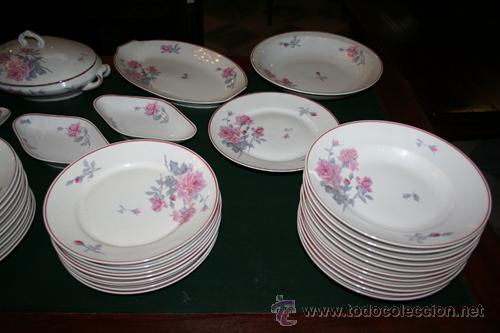 Antig&uuml;edades: VAJILLA PORCELANA FRANCESA REF.1250 - Foto 6