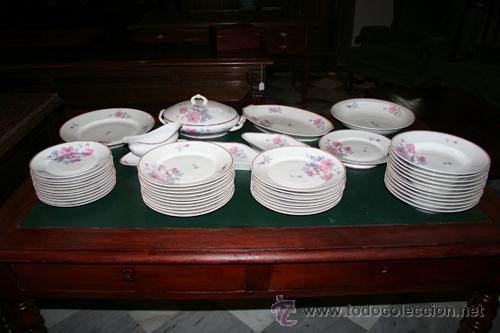 Antig&uuml;edades: VAJILLA PORCELANA FRANCESA REF.1250 - Foto 1