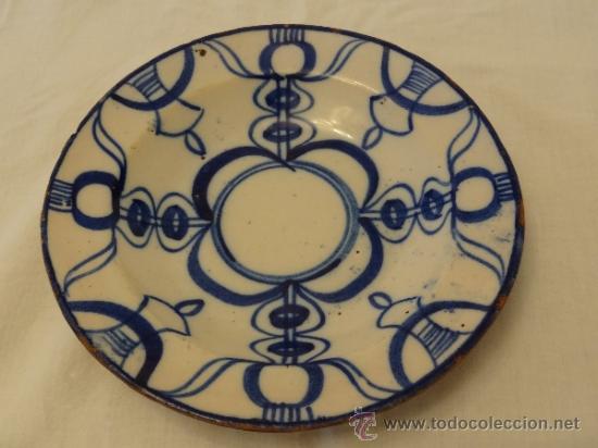 Antig&uuml;edades: MANISES XIX PLATO - Foto 1