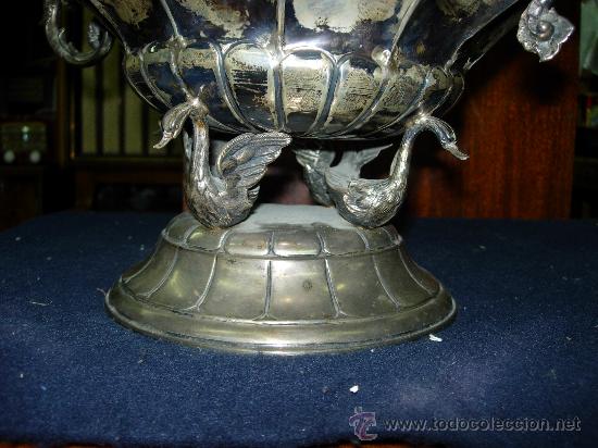 Antig&uuml;edades: Frutero de plata cisnes - Foto 14
