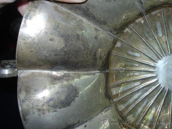 Antig&uuml;edades: Frutero de plata cisnes - Foto 6