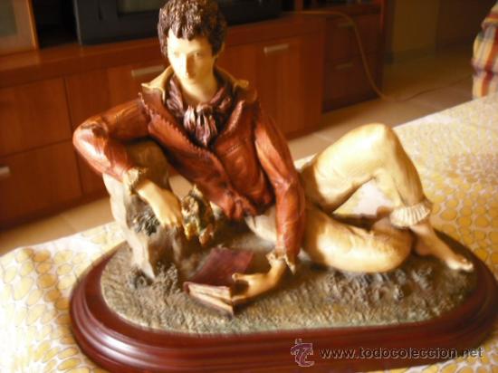Antig&uuml;edades: FIGURA POETA ROMANTICO - Foto 6