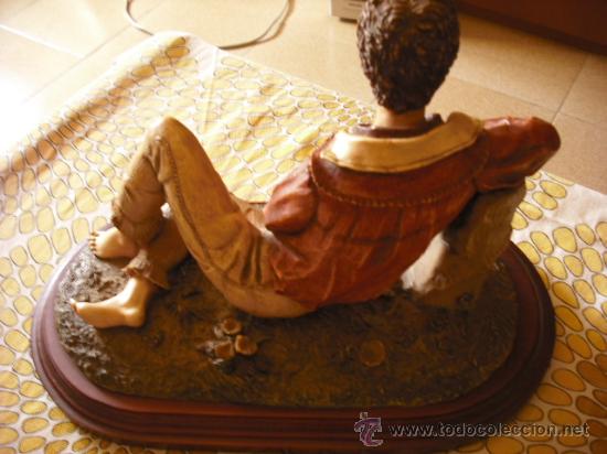 Antig&uuml;edades: FIGURA POETA ROMANTICO - Foto 4